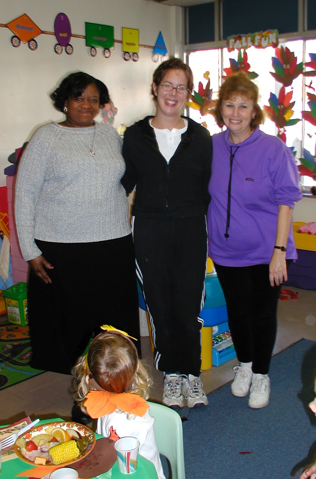 Ms. Jerrie, Ms. Mina, & Jeffrey's Mom