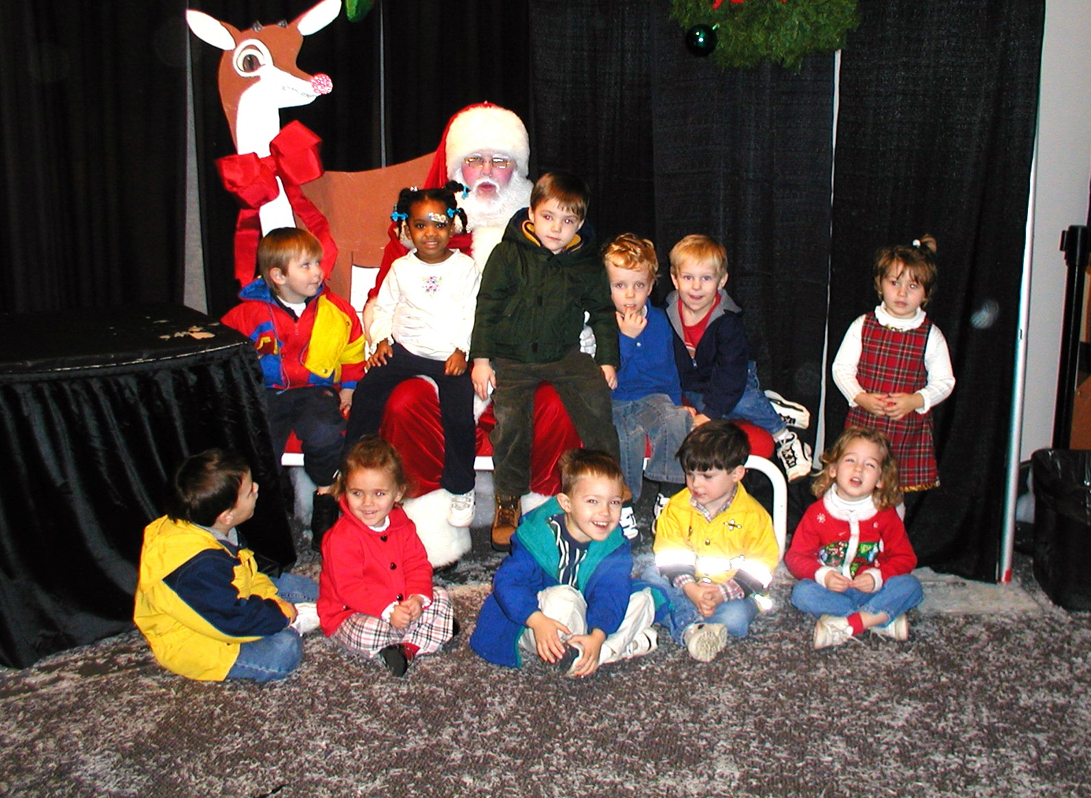 Ms. Jerrie's Class with Santa!