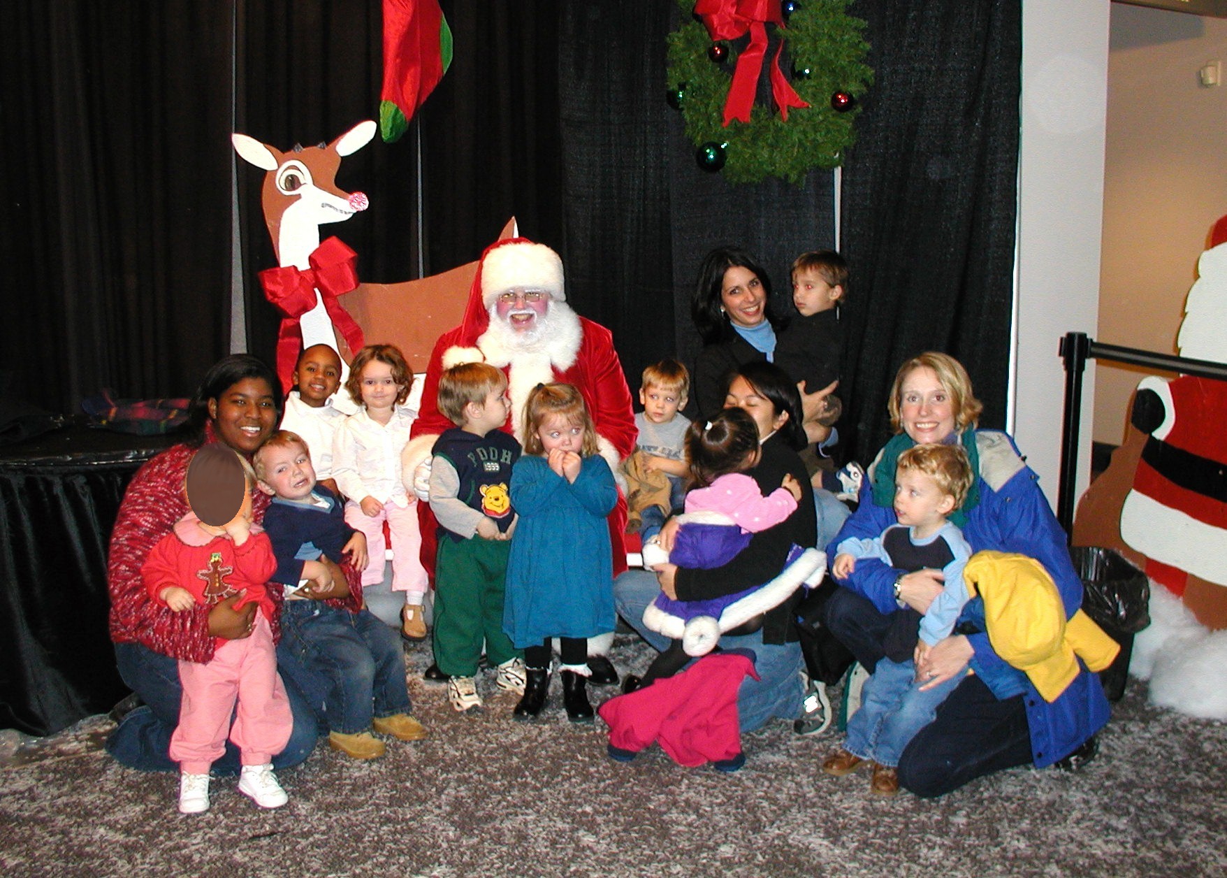 My Ty's Class with Santa!